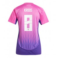 Saksa Toni Kroos #8 Vieraspaita Naiset EM-Kisat 2024 Lyhythihainen